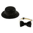 Pet Xmas Costume Accessories Birthday Party Hat Set Headband for Pet from Small