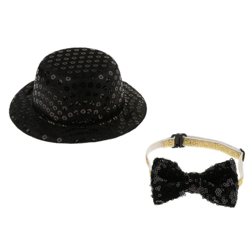 Pet Xmas Costume Accessories Birthday Party Hat Set Headband for Pet from Small