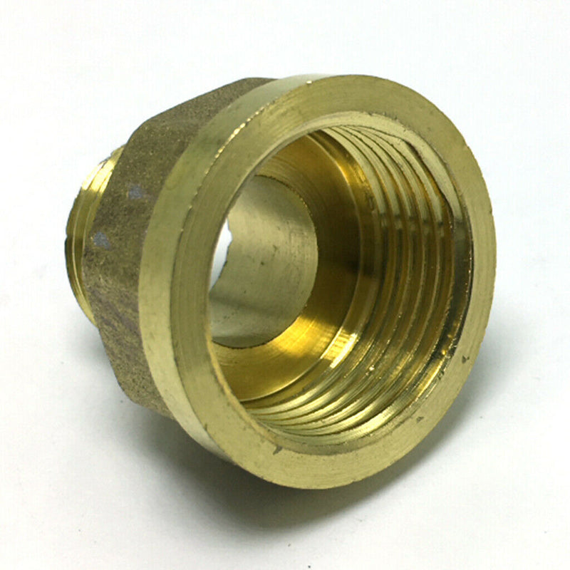 1 Pc Brass Male Female Thread Adapter Connector Fitting Bushing DN15 x DN20