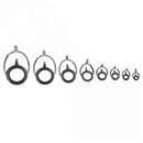 8 Pcs Fishing Rod Guide Oval Fishing Rod Eyes Guides Line Rings Pole Repair