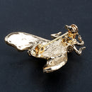 Fashionable Bumble Bee Crystal Brooch Pin Costume Badge Party Jewelry Gift  D4F3