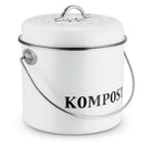 5L Kitchen Compost Bin Organic Homemade Trash Can Melons Leaves Outdoor Cou