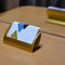 Business Card Holder for Desk, Metal Aluminum Desktop Business Name Card Ca
