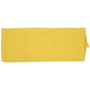Women Ruched Detail Semi Sheer Soft Simple Casual Scarf - Yellow