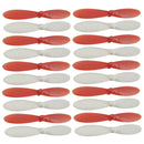 20 Pcs White&Red Durable Propeller for Hubsan X4 H107L H107C H107D RC Drone