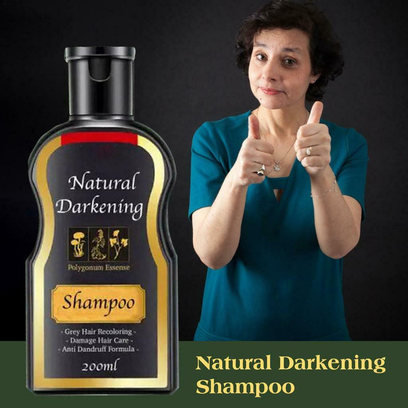 Refreshing Antidandruff Shampoo Shiny Thick Shampoo Black Hair Care Shampoo