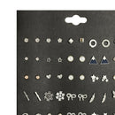 30 Set Of Durable Color Alloy Ear Studs For Christmas Birthdays