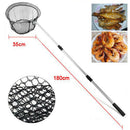 Fishing Folding Landing Net With Extending Pole Handle Fishing Net
