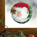 Christmas Tree Glass Showcase Waterproof Wall Crystal Window Stickers (H) A