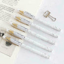 0.7mm Nordic Marble Style Gel Pen Refill Black Ink School Office Supply H2W A2S9