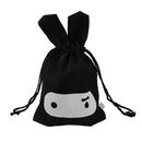 Portable Cloth Storage Bag Drawstring Makeup Pouch Holder Organizer(Black) A