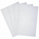 4 Pieces Classic Reserve Aida Cloth Cross Stitch Cloth, 13 by 18-Inch, Whit