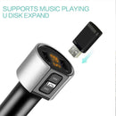 Handsfree Wireless Bluetooth4.2 Car Kit FM Transmitter Radio MP3 Player Dual USB