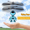 RC Hand Inductive Flying Robot Aircraft Infrared Induction Kids Light Toys
