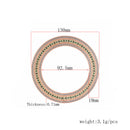 Classical Guitar Wood Inlaid Soundhole Acoustic Guitar Rosette Parts  92.5mm