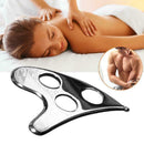 Stainless Steel Scraping Body Guasha Board Scrapper Plate Massage L0Z2