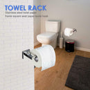 Stainless Steel Wall Mounted Toilet Paper Holder Tissue Rack Roll Hangers