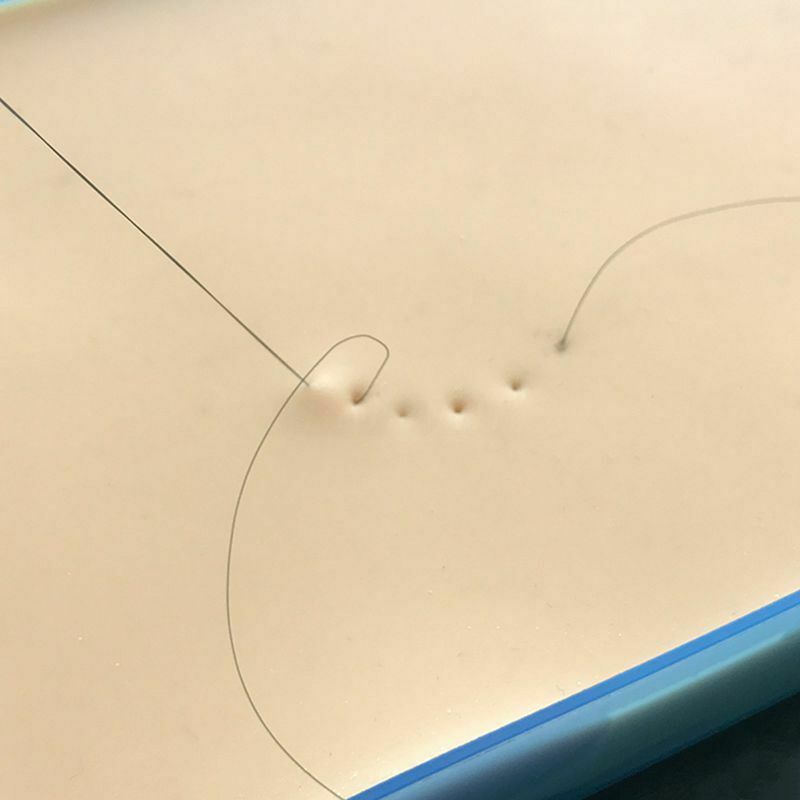 Medical Surgical Incision Silicone Suture Training Pad Practice Human Skin  G9K4