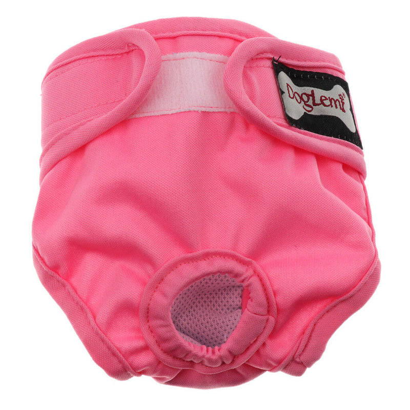 2x Reusable Dog Diapers Sanitary Pants Diaper Pad for Male Female Pet Dog