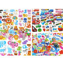 5 Sheets Cute Cartoon Scrapbooking Bubble Puffy Stickers Reward Kids Gift ToysJR