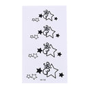 Cute Waterproof Star Arm Temporary Tattoo Stickers Body Art Removable Tatoos Kw