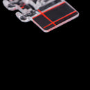 Clear Plastic Parallel Stitch Foot Presser For Home Domestic Sewing Machine FT