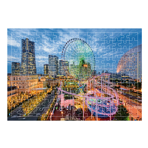 150Pcs Jigsaw Puzzles Paper Portable 15x10cm Travel Size - Dreamy City
