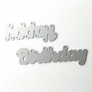 Happy Birthday Cutting Die Stencil DIY Scrapbooking Embossing Card Paper Al V0F7
