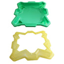 Plastic Burst Gyro Combat Arena Spinning Top Stadium Plate with Cover Green