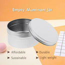 50ml Empty Aluminium Balm cosmetic Tin pot jar containers Packing box R4T7