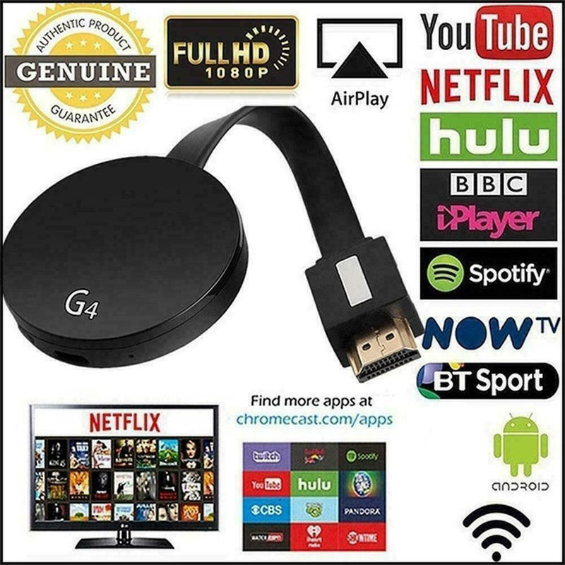 4rd Generation HDMI Digital Video HD 1080P Media Streamer For Google L6A0 W4V3