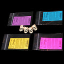 4Pcs Guitar/Stringed Instr Finger Guitar-String Picks Size 3 M+1 L 12MM/14MM ^