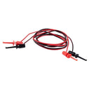 1 Pair Multimeter Electrical Testing Dual SMD IC Test Hook Lead Cable 1M