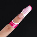 500Pcs Nail Art Tips Extension Forms Guide French DIY Tool Acrylic UV Gel