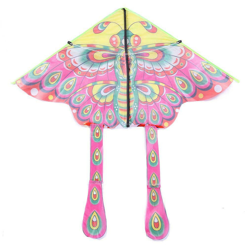 90x50cm Bright Cloth Colorful Butterfly Kite Outdoor Foldable Kites (B)