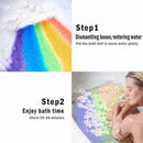Cloud Rainbow Bath Salt Ball Essential Oil Exfoliating M2E3 Moisturizing S3Z7