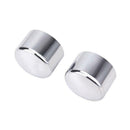 Chrome Front Axle Cap Nut Cover For Dyna Softail Touring Fatboy Spor L0Z0