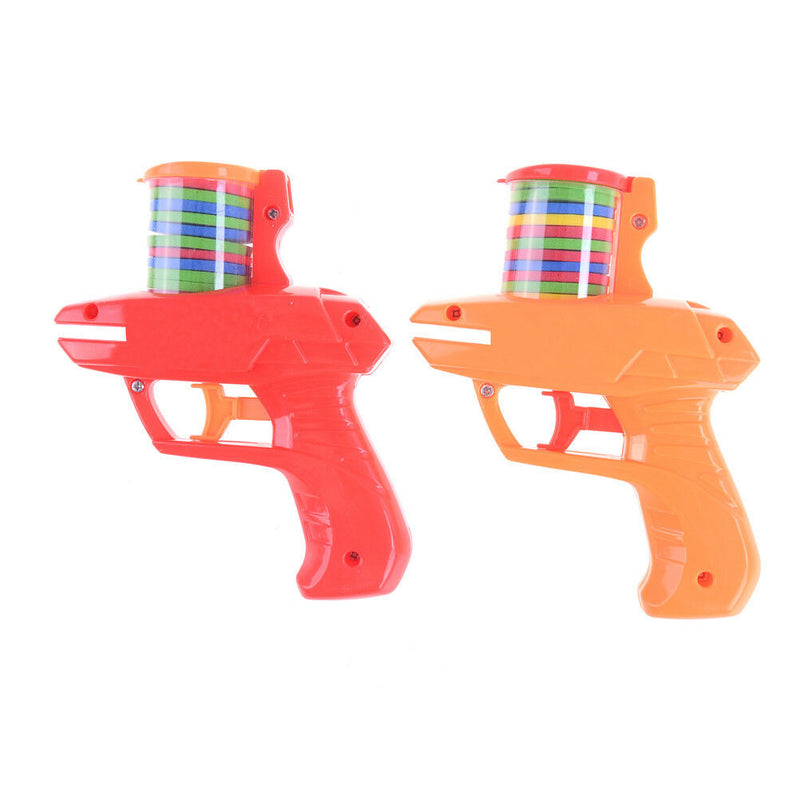 Children Flying Saucer Gun EVA Soft Bullet Party Kids Outdoor Toys Xmas Gift ME