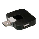Wireless Micro-USB 2.0 4-Port Distributor Multi Hub Splitter Power For Comp B9E7
