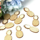 10pcs Wooden Ornament Pineapple Shape for DIY Scrapbooking Home Decor Craft