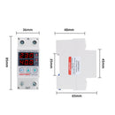 SVP-916 House 80A Adjustable Voltage Surge Protector Relay Circuit Breaker