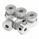 5PCS Aluminum GT2 Timing Belt Pulley 20 Teeth Bore 5mm Width 6mm and Wrench B9B9