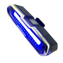 LED Bike Tail Light Red & Blue USB Rechargeable Waterproof Super Bright Mul