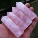 Bulk 50-60mm Natural Rock Pink Rose Quartz Crystal Wand Point Healing Stone AU