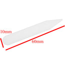 200pcs Plastic Collar Stay Stiffeners Bones Holder For Mens Dress Business