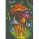 Diy Full Drill 5D Diamond Painting Mushroom Embroidery Crafts Stitch Home D