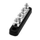 100A 4-Point Bus Bar Power Distribution Block with 4 10/32in Brass Studs