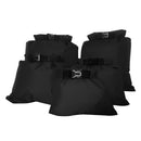 New 5 pcs Set Waterproof Dry Bag Sack Storage Pouch Camping Kayaking Black
