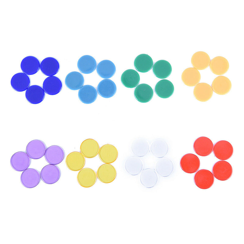 100pcs/bag PRO count bingo chips markers for bingo game cards 1.5cm *0.1cm   Z