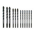 12Pcs Multi Purpose Carbide Tip Drill Bit Set Special Pear Head Drill Bits